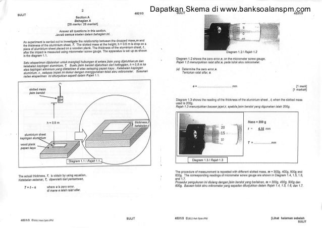 Fizik kertas 3 (2011)