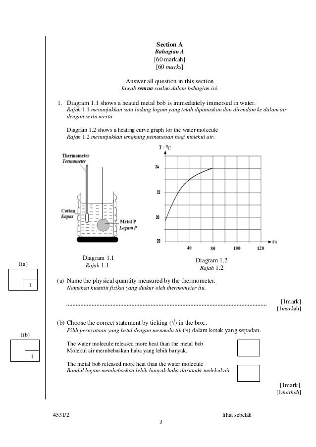 Fizik paper 2 spm trial 2013
