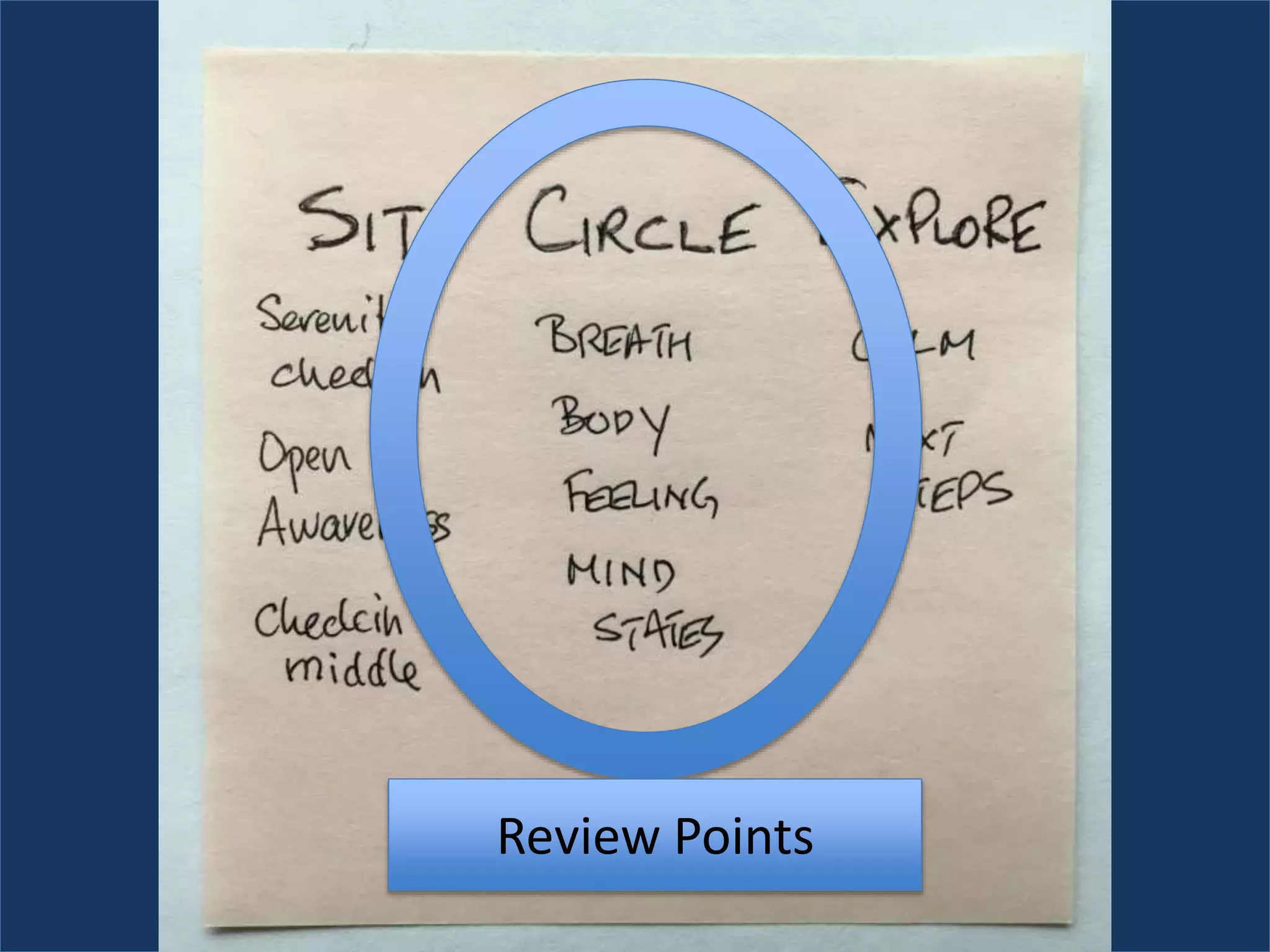 Review Points
 