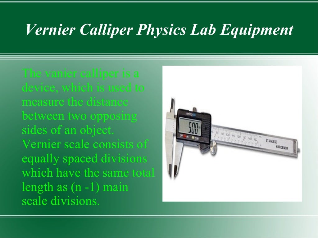 Physics Lab Equipment And Their Uses