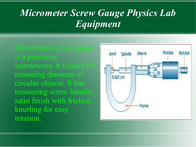 Worksheet Basic Physics Laboratory Equipment physics lab equipment and their uses 4 micrometer screw gauge equipment