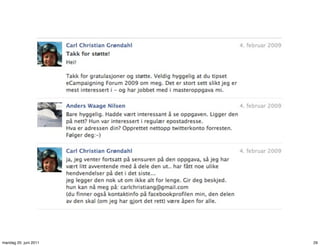 mandag 20. juni 2011   29
 