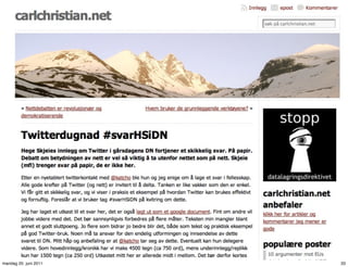 mandag 20. juni 2011   33
 