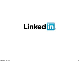 mandag 20. juni 2011   37
 