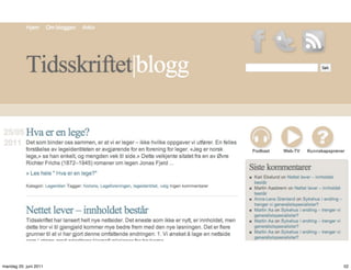 mandag 20. juni 2011   52
 