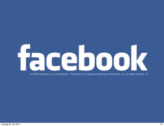 mandag 20. juni 2011   67
 