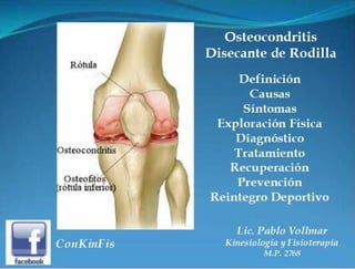 Osteocondritis Disecante de Rodilla