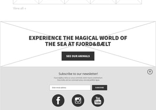 PAGE 60
The communication plan is an important tool when making a campaign. Go-
ing through all the individual steps, backed up by a strong research, we were
able to make a communication plan.
The target group was defined as the communication was adjusted to make a
greater impact in their audience.
Making a creative brief based on the communication plan is a great tool when
trying to communicate the ideas, and overall have a good overview, as to un-
derstanding, and also to avoid misunderstandings.
Fjord&Bælts new message “Research made Fun” is shaped based on all our
research and thoroughly hand picked using the guidelines of the communica-
tion plan, with this message, and the channels we will use, and how they are
going to be utilized, we will be able to not only hit the target audience more
efficiently, bot also make Fjord&Bælt more appealing for future visitors.
 