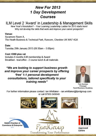 ILM Level 2 Award Course