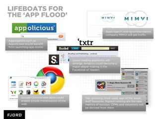 LIFEBOATS FOR
THE ‘APP FLOOD’

                                                                    Apps search and recomme...
