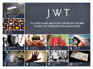 JWT 10 Trends for 2012 Executive Summary
