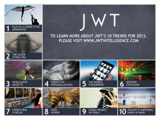 JWT: 10 Trends for 2013 - Executive Summary Slide 13