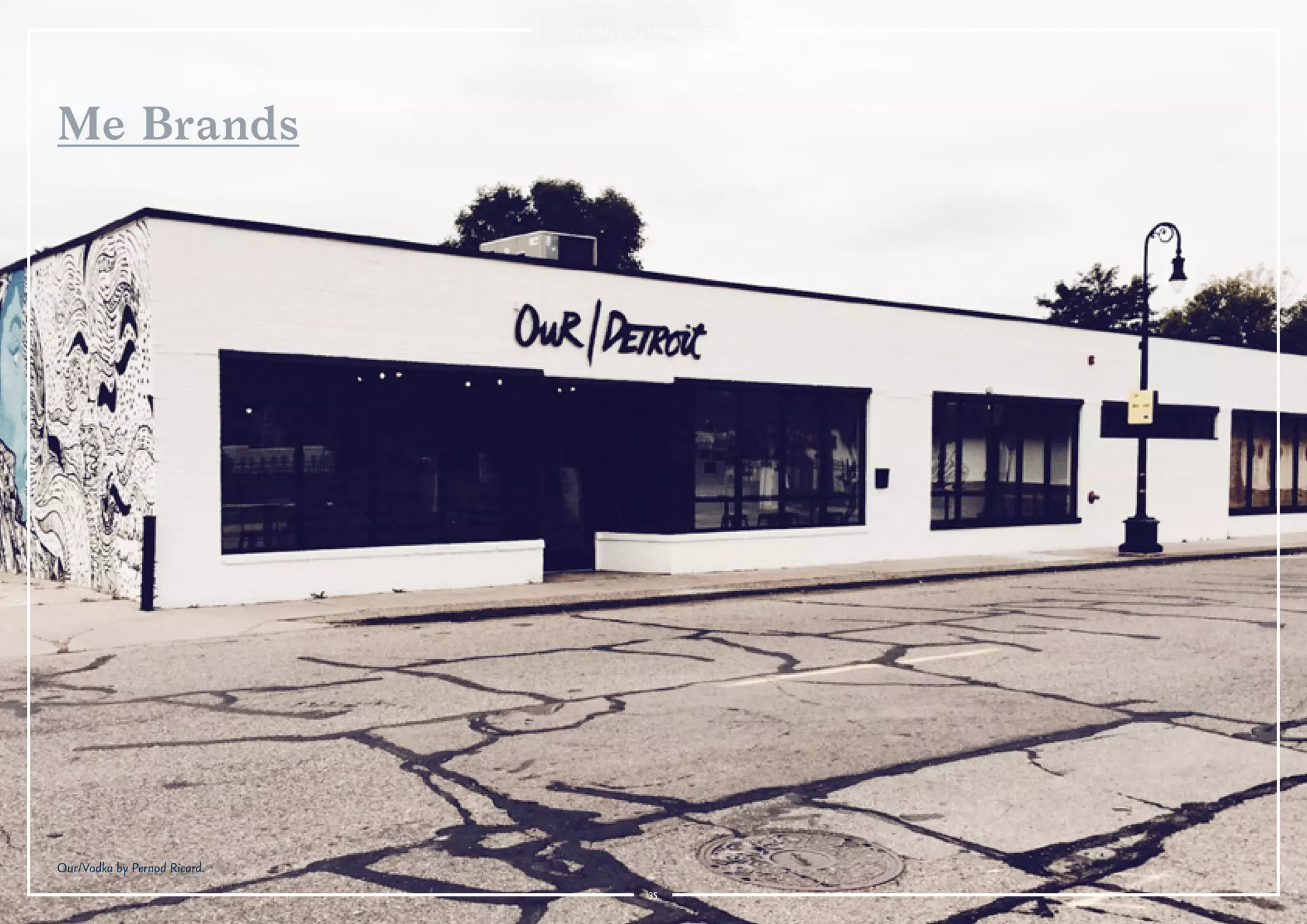 35
Nike x Pedro Lourenço collection.
3535
Our/Vodka by Pernod Ricard.
Me Brands
 