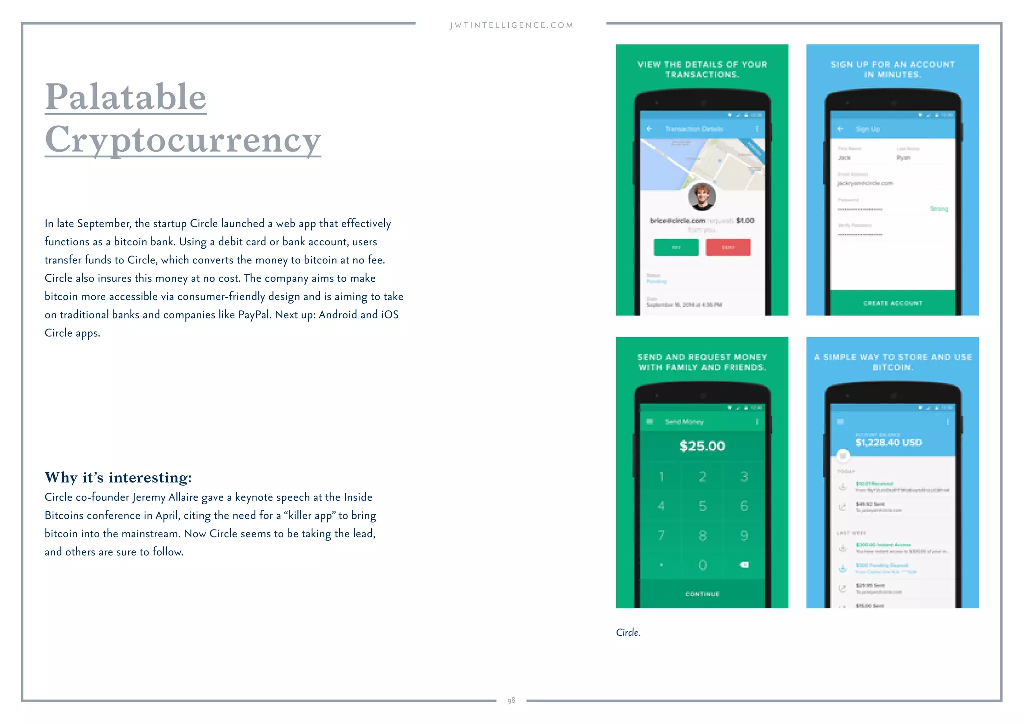 98
Why it’s interesting:
From luxury to technology, BRIC and emerging-market
brands are increasingly hitting the global stage.
Why it’s interesting:
While Snapchat’s recent data breaches through a third-party site may give
some users pause, the P2P payments space is a smart place to be, as young
consumers get accustomed to services like Venmo that make it easy and
even fun to pay friends.
Xiaomi, which we included on our 100 Things to Watch in 2014 list, is now
the world’s third-largest smartphone maker, according to IDC’s Worldwide
Quarterly Mobile Phone Tracker. The young company has seen triple-digit
year-over-year growth in smartphone shipments, according to IDC, surging
ahead of both LG and Lenovo. Often described as the “Apple of China,”
Xiaomi released its ﬁrst phone just three years ago; its latest, Mi4, is an
iPhone clone that runs on a modiﬁed version of Android. The company is
expanding beyond China into India and Singapore, and planning to enter a
slew of other growth markets, including Russia, Turkey, Brazil and Mexico.
It’s also getting into the content game and smart-home products.
Disruption in the payments sphere is opening the way for social media
brands to act as intermediaries between consumers and their money,
as we noted in our report on payments and currency. Facebook is said
to be planning a P2P payments feature for Messenger, South Korea’s
KakaoTalk announced a PayPal-like service, and Line is creating a mobile
service that will let users make online and ofﬂine purchases. Snapchat is
partnering with Square to enable payments between users, as explained in
an energetic retro musical number delivered by video. After users (U.S. and
18-plus only) enter bank card information, they simply send a cash amount
within a text.
XiaomiPeer-to-Peer
Payments
 