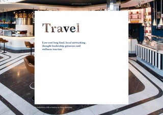 87
Why it’s interesting:
Consumers are more aware than ever of the food chain and its impact on
the environment, and are starting to adjust their habits. Smart hospitality
brands are making reuse not only palatable but aspirational.
A rising crop of hospitality brands is rebranding reuse and waste-saving as
hip. Renewable resources company Naturabiomat and Vera Wiedermann
Designstudio created the Biomat pop-up restaurant for Vienna’s 2013
Design Week. Diners brought in bags of compostable material, and each
kilo gained them a discount of €1. Nonproﬁts Rub & Stub in Copenhagen
and Skipchen in Bristol both cook with donated surplus food. The Salvage
Supperclub, which offered meals made from “unsaleable” food in Brooklyn
during summer 2014, seated diners in a Dumpster.
Brothl in Melbourne offers nutritious broth made from bones discarded by
top restaurants. Brothl launched as Silo by Joost and is run by sustainability
enthusiast Joost Bakker, who designs his restaurants “back to front,”
thinking ﬁrst of waste and working backward. Bakker has also helped open
a Silo zero-waste restaurant in Brighton, England; among other initiatives,
the restaurant takes its deliveries in reusable vessels and recycles all scraps
in a compost machine. “Doggie bags” were hardly known in France until
recently, but now the French government has launched a campaign to raise
awareness of the environmental impact of food waste—diners can request
a sleekly designed “gourmet bag” to carry their leftovers home.
Circular
Hospitality
The Real Junk Food Project.
 