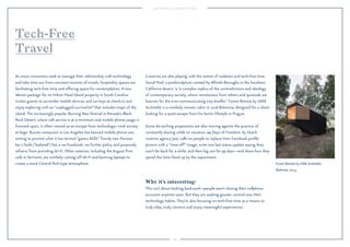 93
Tech-Free
Travel
Forest Retreat by Uhlik Architekti,
Bohemia, 2014.
 