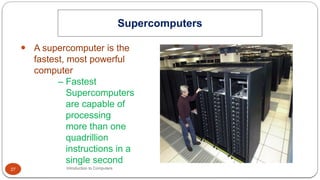 Single Supercomputer FJWU Lecture 01-Introduction to Computers.pptx