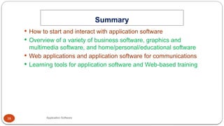 Software Application Overview Slide FJWU Lecture 03- Application Software.pptx