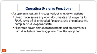 FJWU Lecture 08- Operating Systems and Utility Programs.pptx