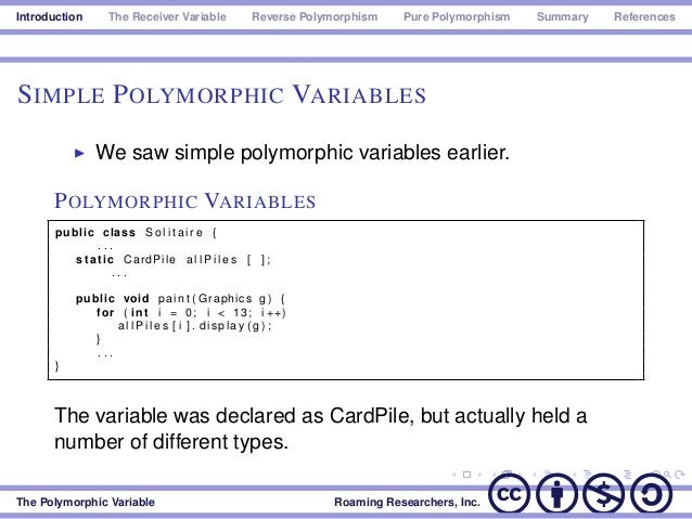 The Polymorphic Variable