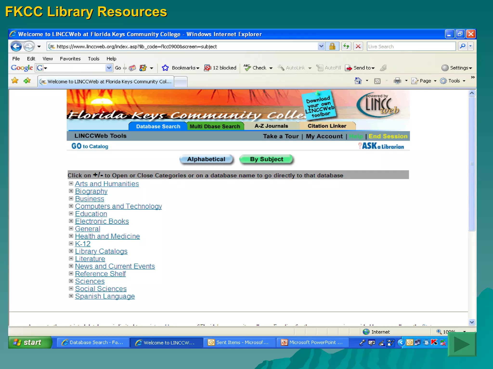 FKCC Library Resources 