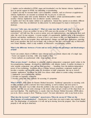 Java interview questions and answers | DOCX