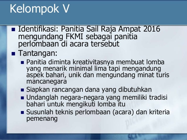 Fkmi GIS 1 2016 event organizer