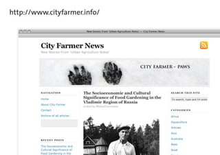 http://www.cityfarmer.info/
 