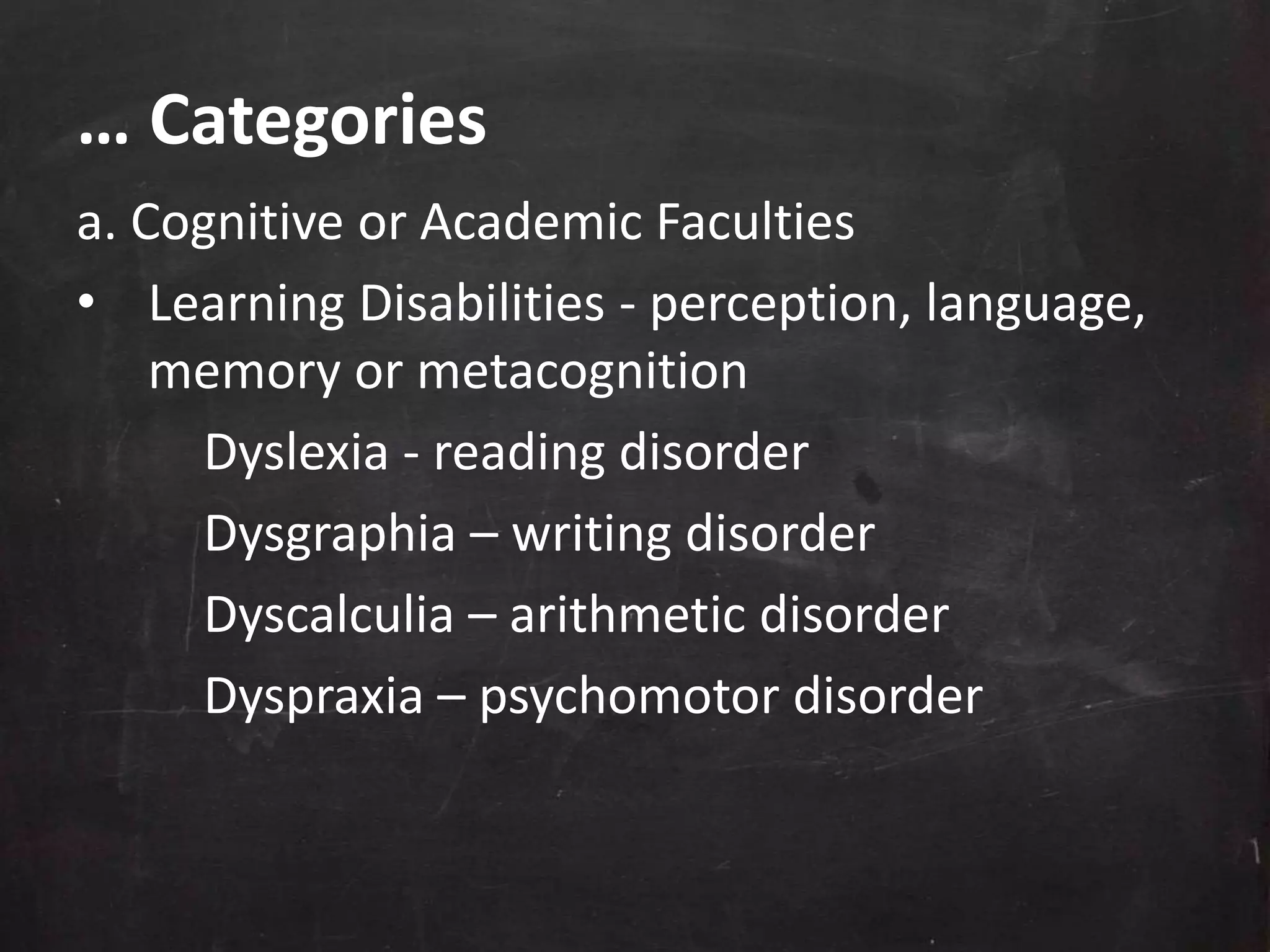 Learners with Exceptionalities | PPTX