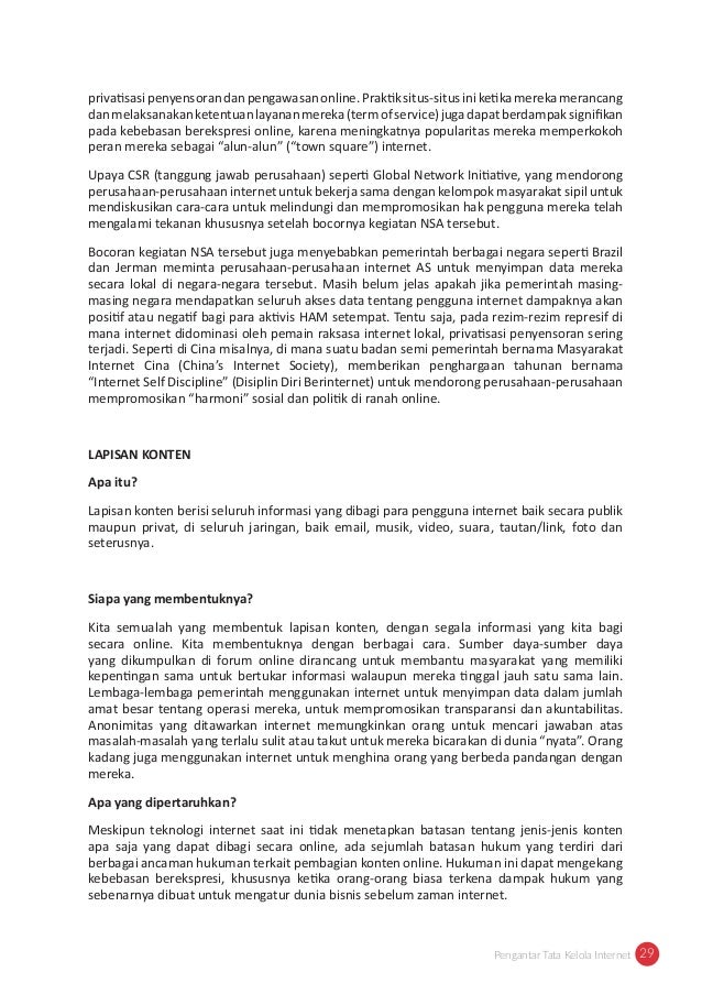 Pengantar Tata Kelola Internet