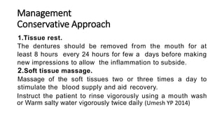 Recorving Ridges MANAGEMENT OF SEVERELY RESORBED RIDGES | PPTX