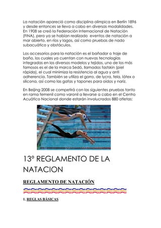 natacion