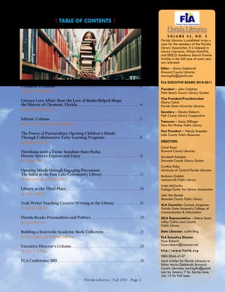 Fall 2010 Issue of 