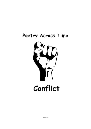 Poetry Across Time




    Conflict


       Introduce
 