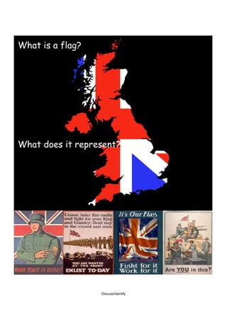 What is a flag?




What does it represent?




                  Discuss/Identify
 