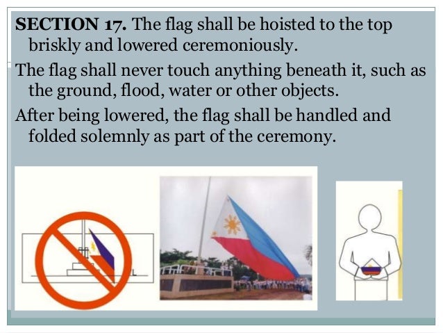 heraldic code of the philippines essay According to chapter 1 section 10 of the flag and heraldic code of the philippines, the flag, if flown from a flagpole, shall have its blue field on top in time of peace and the red field on top in time of war if in a hanging position, the blue f. heraldic code of the philippines essay According to chapter 1 section 10 of the flag and heraldic code of the philippines, the flag, if flown from a flagpole, shall have its blue field on top in time of peace and the red field on top in time of war if in a hanging position, the blue f.