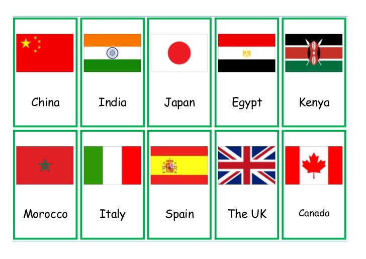 Flag cards