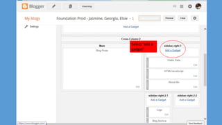 Select ‘add a
gadget’
 