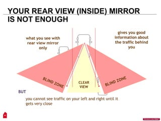 what you see with
rear view mirror
only
gives you good
information about
the traffic behind
you
BUT
you cannot see traffic on your left and right until it
gets very close
CLEAR
VIEW
YOUR REAR VIEW (INSIDE) MIRROR
35
“Workers Lives Matter”
IS NOT ENOUGH
 