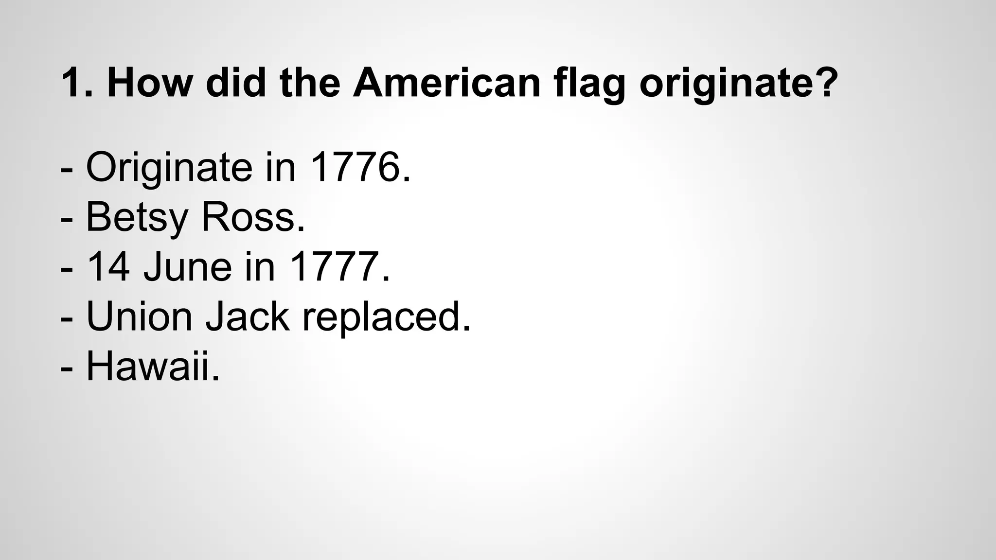 Flag of the united states | PPTX