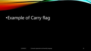 Carry Flag Assembly Example.pdf Flags registers | PPTX