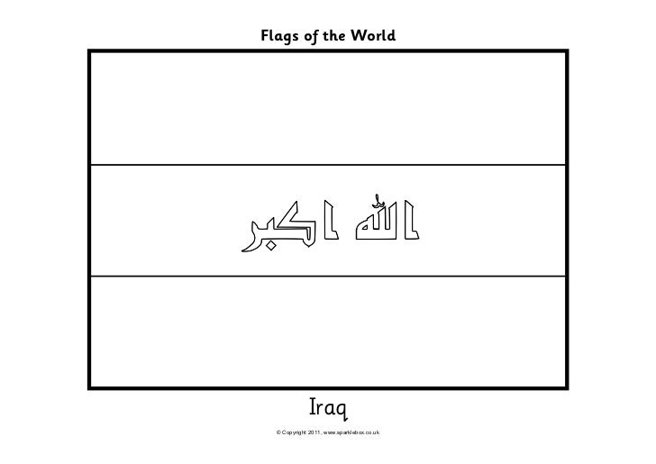 Download 57+ Iraq Flag Coloring Pages PNG PDF File