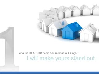Because REALTOR.com® has millions of listings…

      I will make yours stand out
 