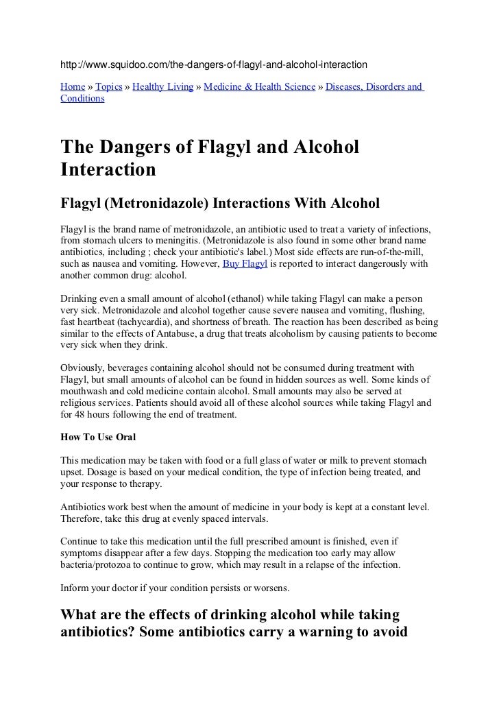 Buying flagyl online