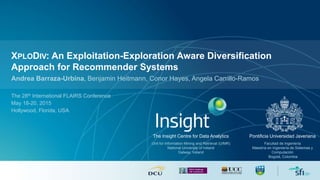XPLODIV: An Exploitation-Exploration Aware Diversification Approach for Recommender Systems