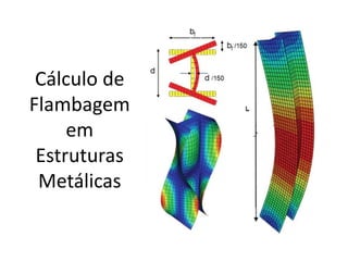 Cálculo de
Flambagem
em
Estruturas
Metálicas
 