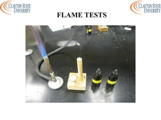FLAME TESTS
 