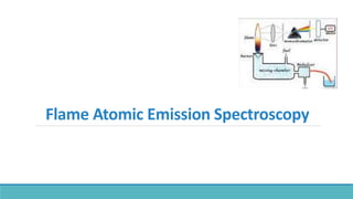 Flame Atomic Emission Spectroscopy
 
