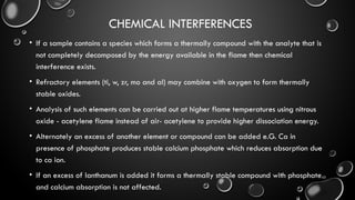 Flame emission spectroscopy and its interferences.pptx