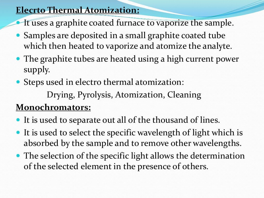 Flame emission spectroscopy and atomic absorption spectroscopy ppt